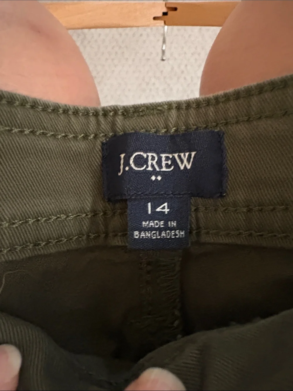 J. Crew Olive Utility Cargo Pants